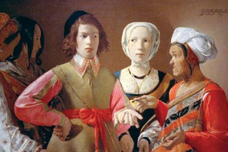Georges de LA TOUR       :  La diseuse de bonne aventure