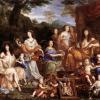Jean Nocret  "Louis XIV et sa famille travestis en Dieux de l'Olympe"