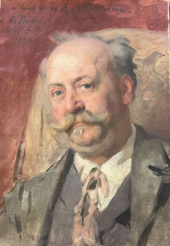 Victor-Emile  PROUVÉ       :                    Portrait d'Ernest WITTMANN