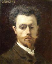 Adolphe LA LYRE  "Autoportrait"