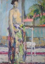 Jacqueline OBLIN-CORBIN "Femme au paréo" Jacqueline OBLIN-CORBIN "Femme au paréo"