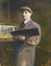 "Henry GROSJEAN  "Auto-portrait"