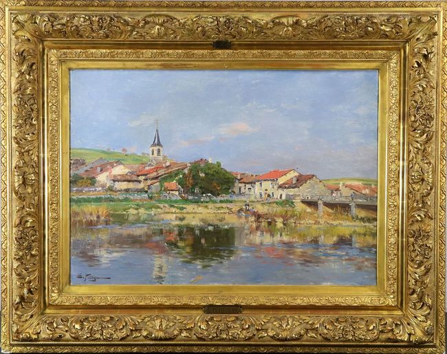 O_PETITJEAN - Village_lorrain_près_d'une_rivière_0.jpg