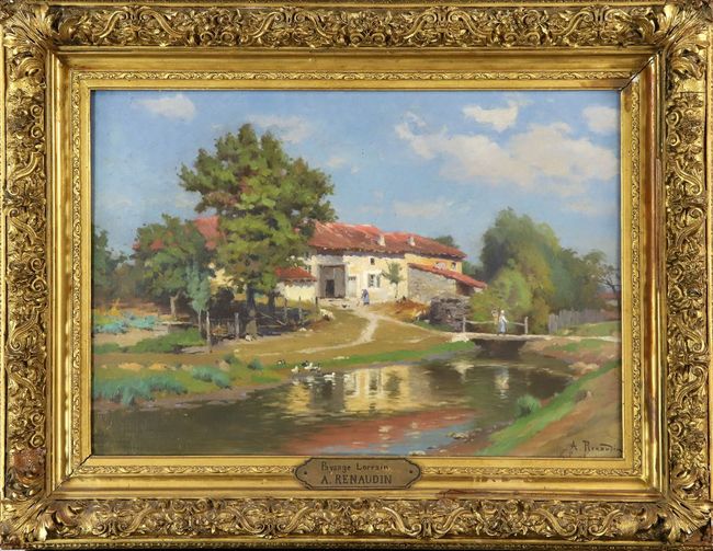 O_RENAUDIN - Vue_d'une_ferme_à_Woel-en-Woevre (Meuse).jpg