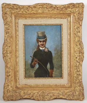O_VOIRIN - Jeune_cavalière_à_la_cravache .jpg