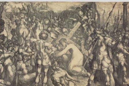 Jacques de BELLANGE       :  Le Christ portant la Croix