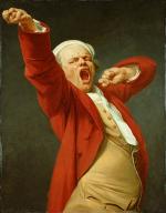 Joseph DUCREUX   "Autoportrait baillant"