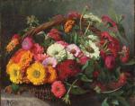 Auguste KIND "Bouquet de fleurs".