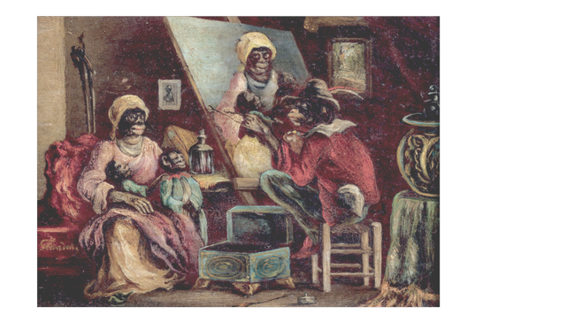 Jean Ignace Isidore GRANDVILLE       :  L'atelier des singes