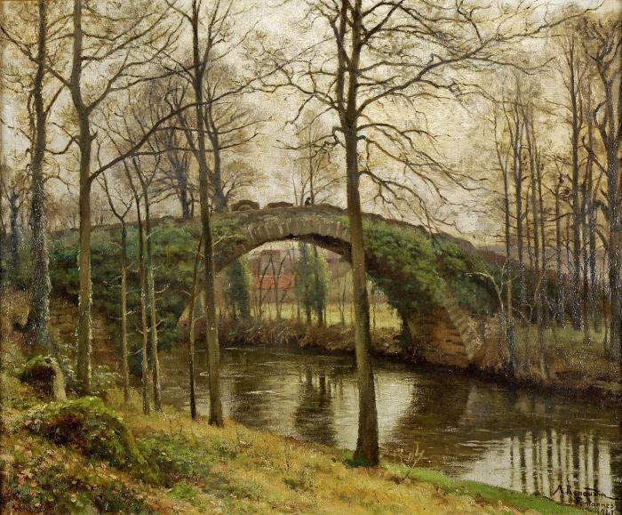 Alfred RENAUDIN       :  Pont à Fontannes