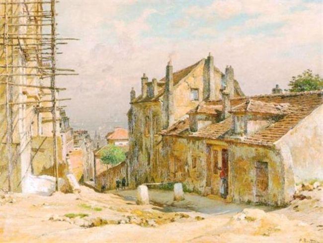 Alfred RENAUDIN       :  Montmartre et la maison de Mimi-Pinson