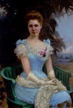 Marie Marguerite BARCO  "La femme en robe bleue"