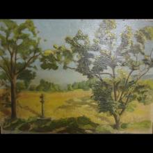 Andrée FAU  "Paysage de Sion"