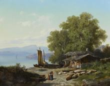 Victor Alexandre GARNIER  "Lac italien"